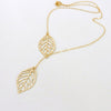 Image of Double Leaf Necklace