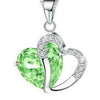 Image of Heart-shaped zircon Necklace