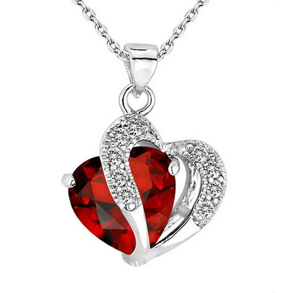 Heart-shaped zircon Necklace