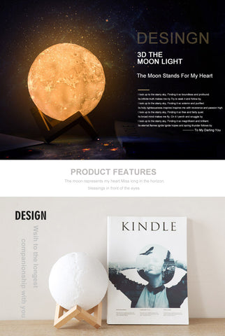 Touch Moon Lamp -Creative Gift